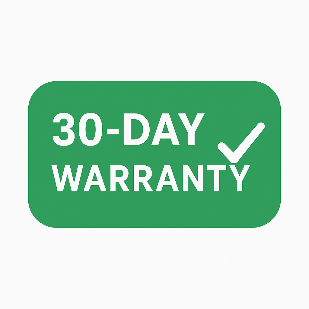 30-Day Warranty